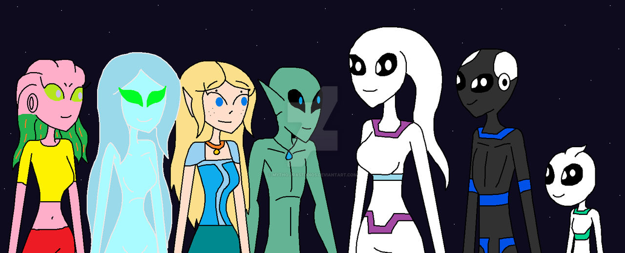 Aliens of Human Families by MythojiraStudios on DeviantArt