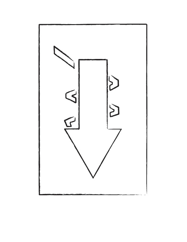 Descending Coil logo Outline