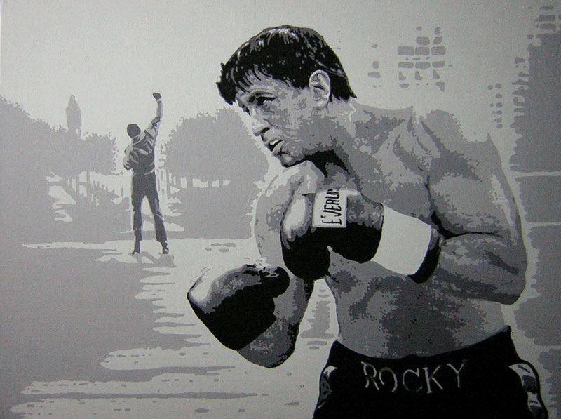 Sylvester Stallone Pop Art