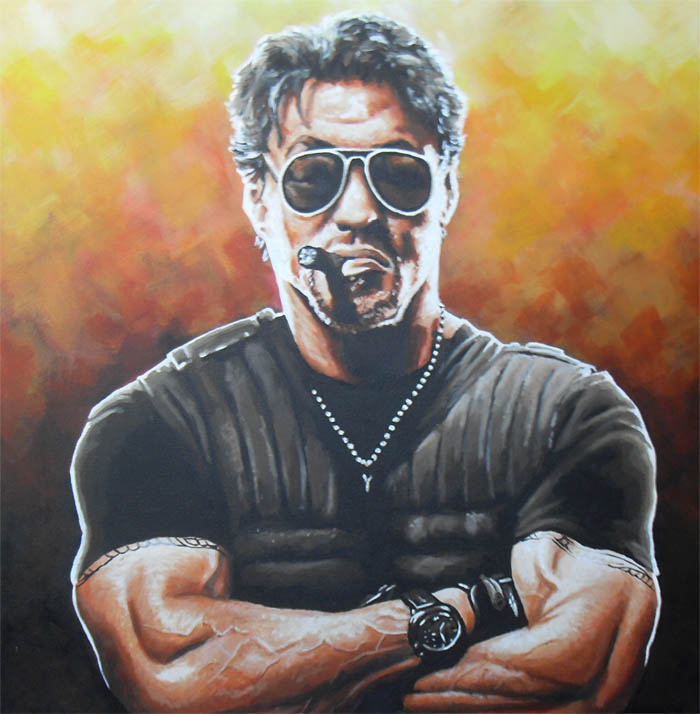 Stallone Expendable Painting