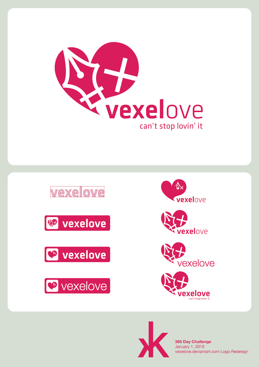 D1 - Vexelove's Logo Redesign by kaotickell