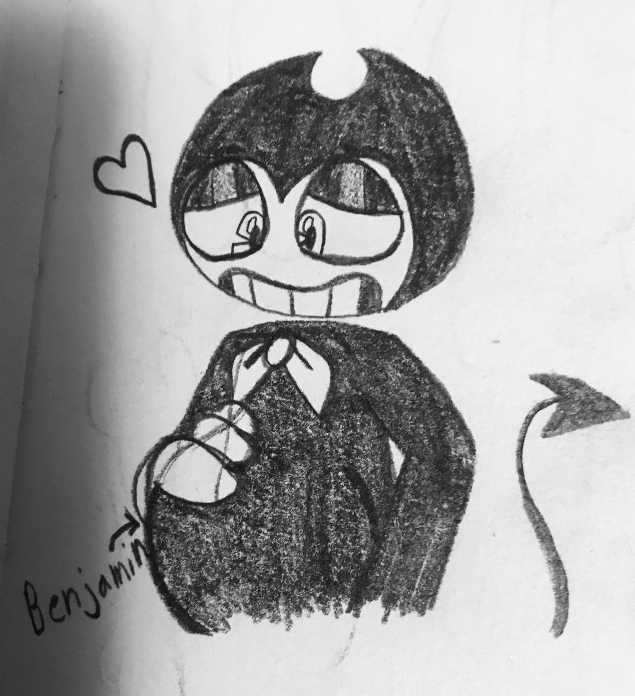 Bendy and inside with Benjamin by Ced145 on DeviantArt