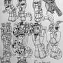 Five Nights at Ced145 style Fazbear and Friends