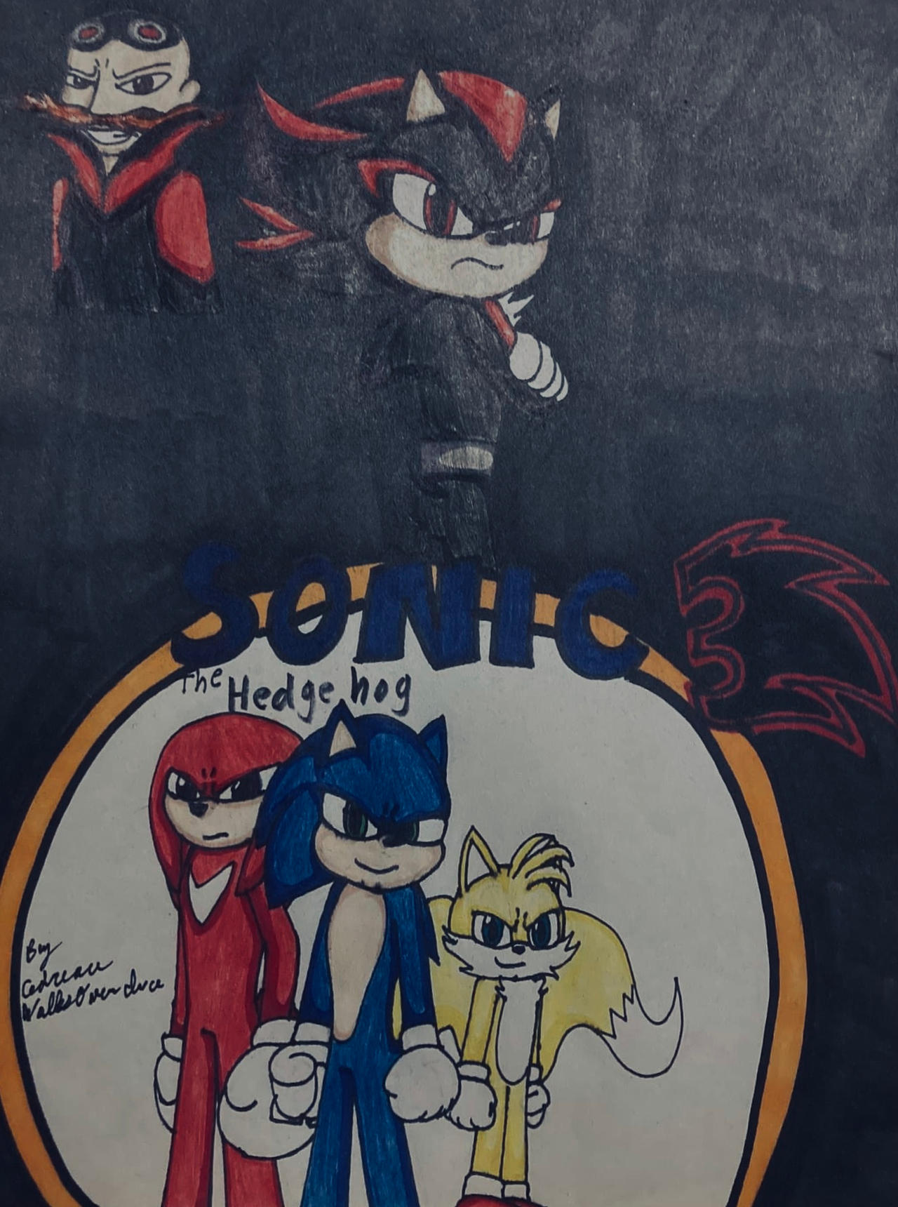 Sonic Movie Poster Cel-Shaded by andrewk on DeviantArt