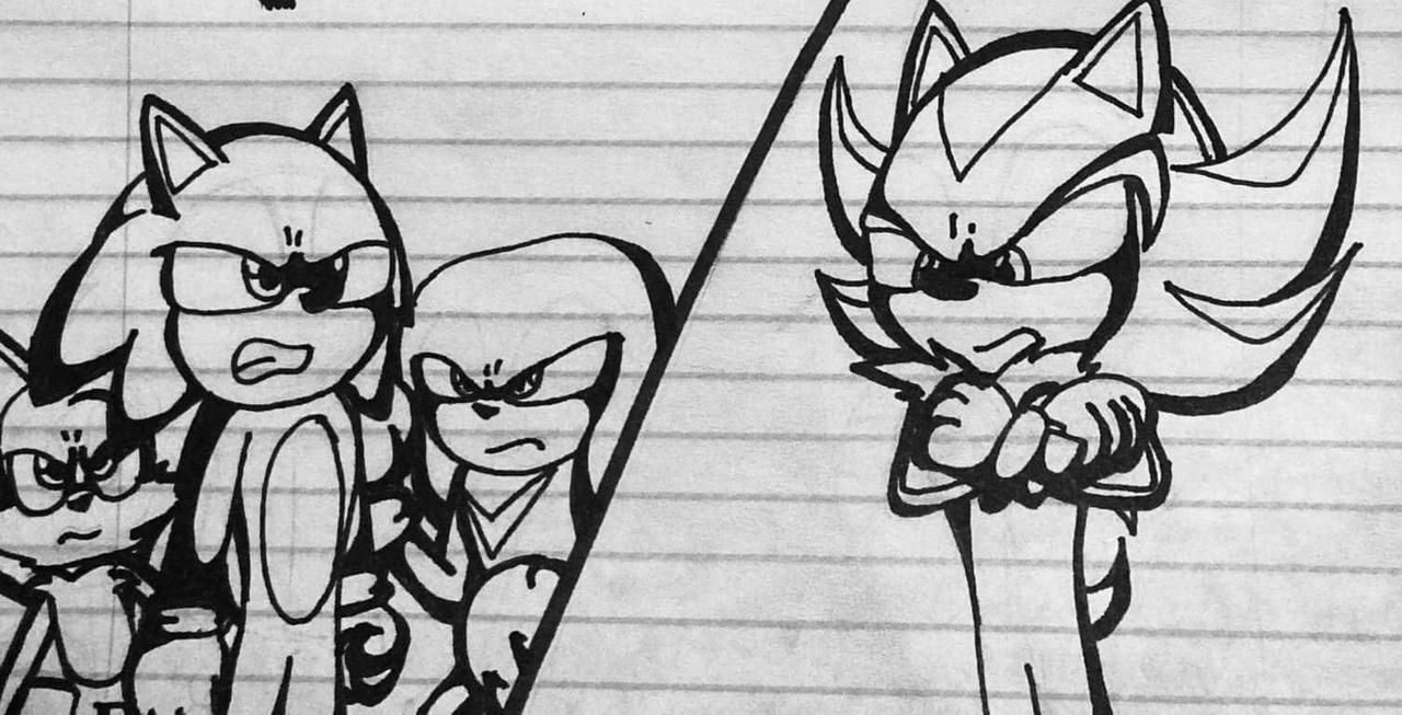 Doodle- Shadow The Hedgehog Sonic 3 Movie by Omninity on DeviantArt