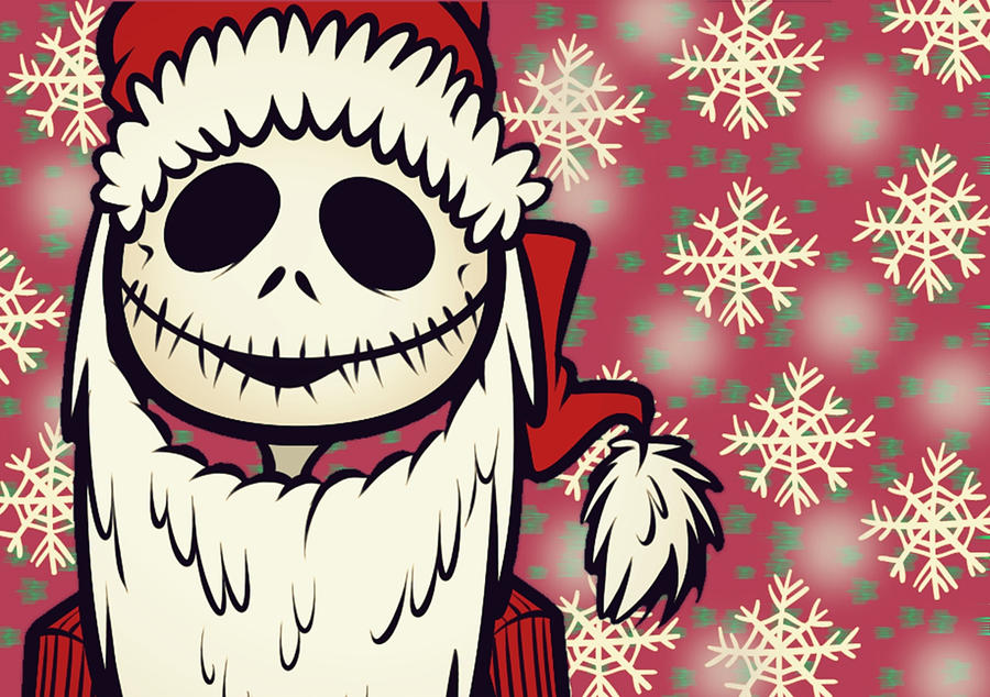 Jack Skellington At Christmas Wallpaper by leewonka on DeviantArt