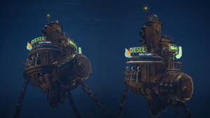 Beneath the Waves Challenge - Props - Fuel Station