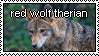 Red Wolf Therian Stamp