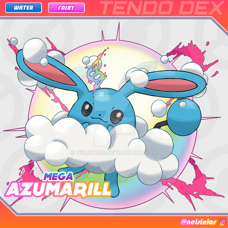 Azumarill Mega Evolution MEGA Azumarill v2 by nelsini0s on DeviantArt