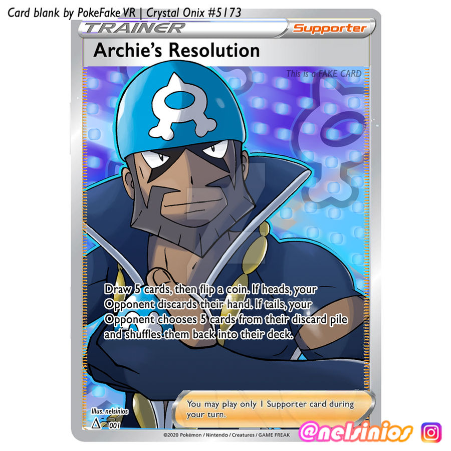 archie pokemon card 2004 Ex Team Magma Vs Team Aqua 71 Archie-reverse Foil PSA 9 Primal Clash Type Archie's Resolution - Fake Card