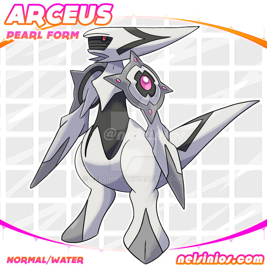 Arceus Pearl Form by nelsini0s on DeviantArt