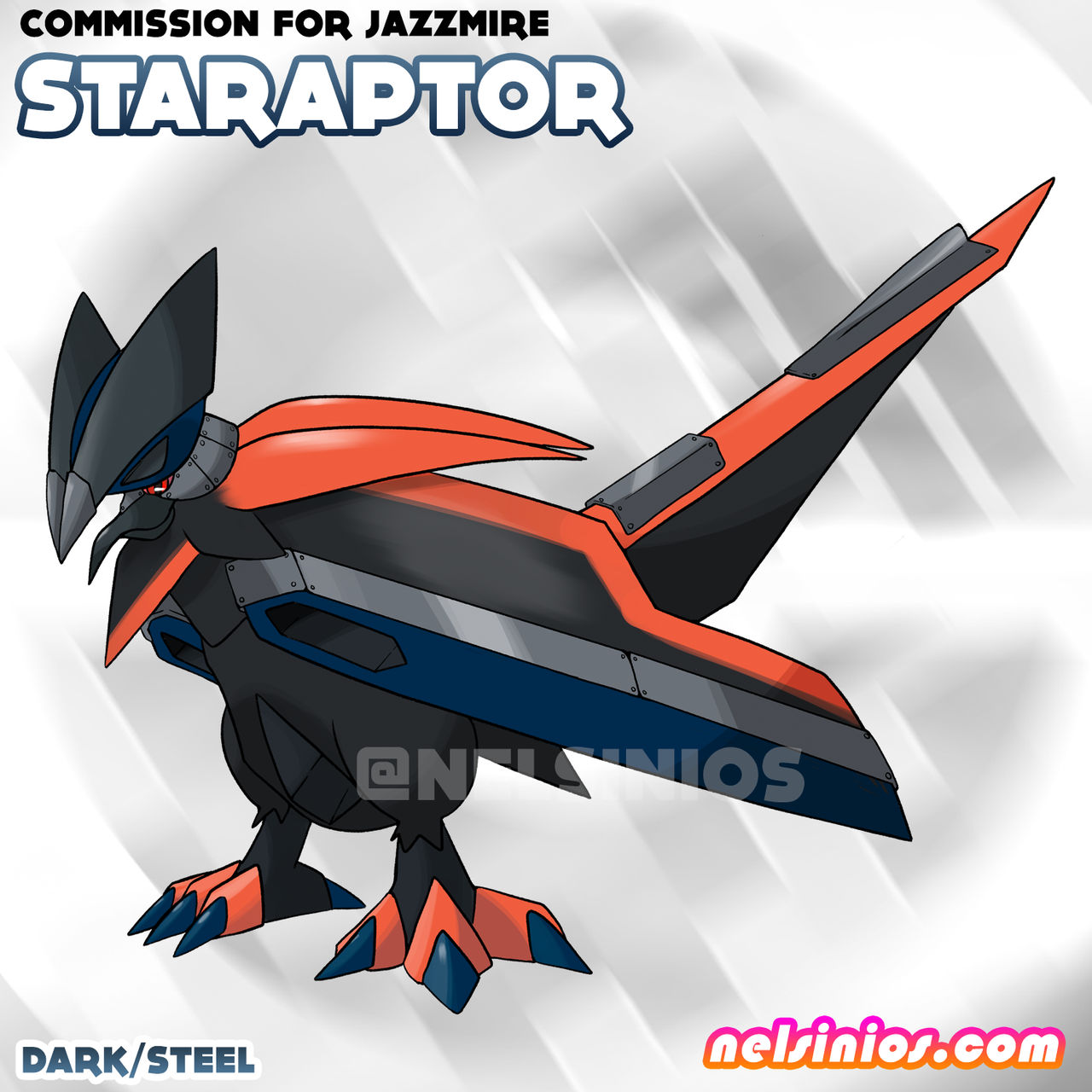 Pokemon Rapter Staraptor - Commission by nelsini0s on DeviantArt