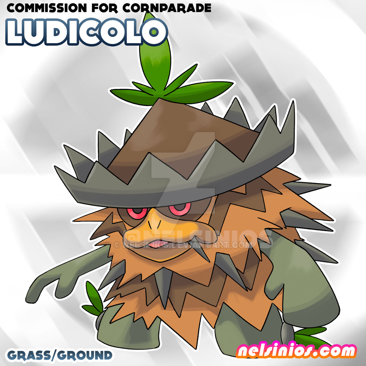 Ludicolo Commission By Nelsini0s On DeviantArt ludicolo-commission-by-nelsini0s-on-deviantart