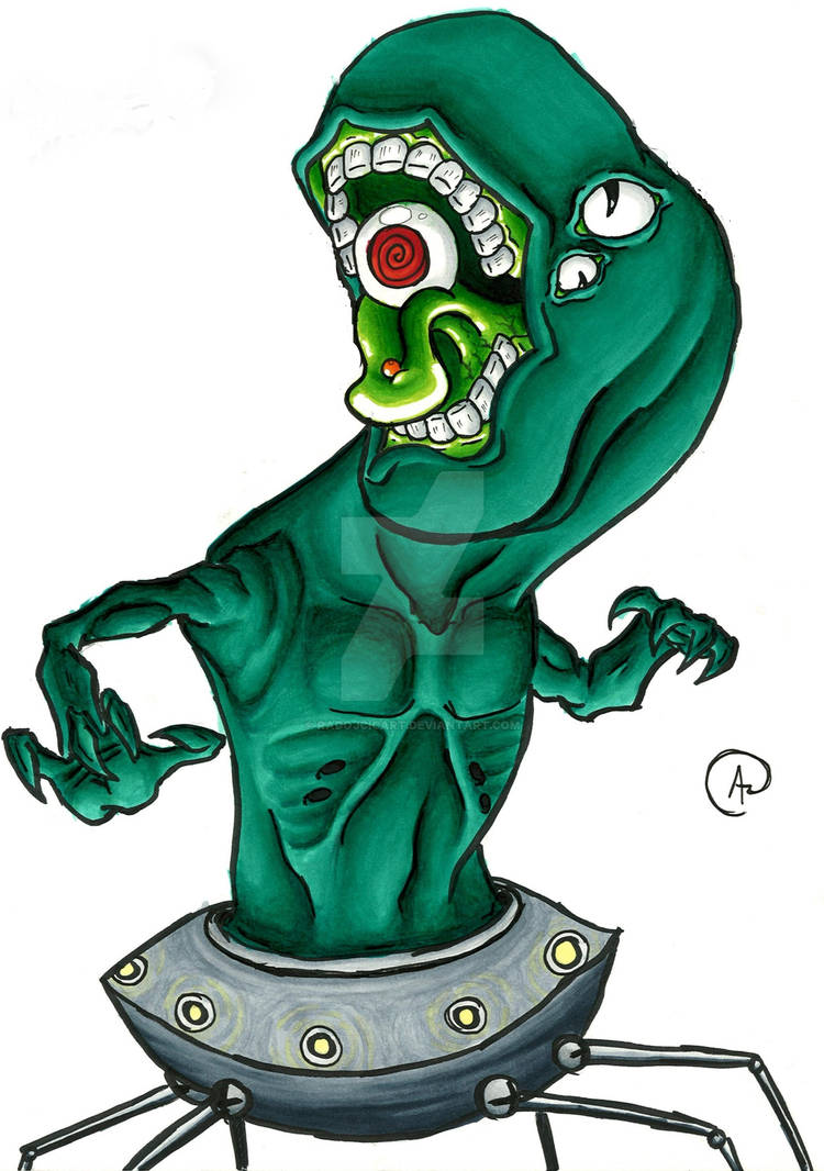 Legless Alien Metal Leg Alien by RadojcicArt on DeviantArt