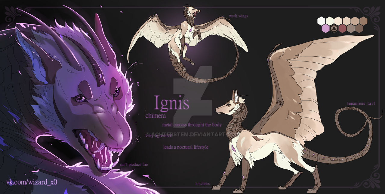 Ignis | reference sheet by Achterstem on DeviantArt