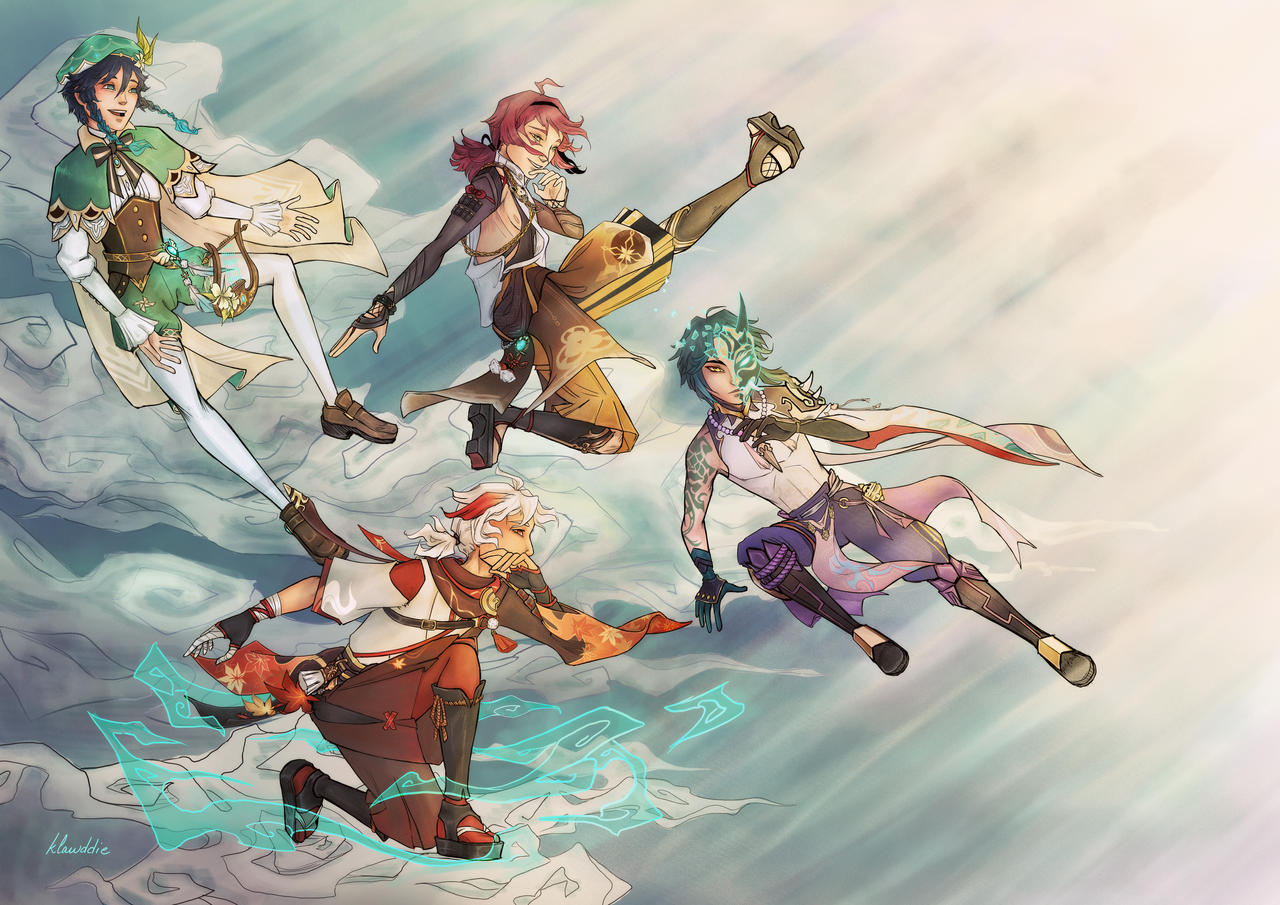 Anemo Style Anemo boys by Klawddie on DeviantArt