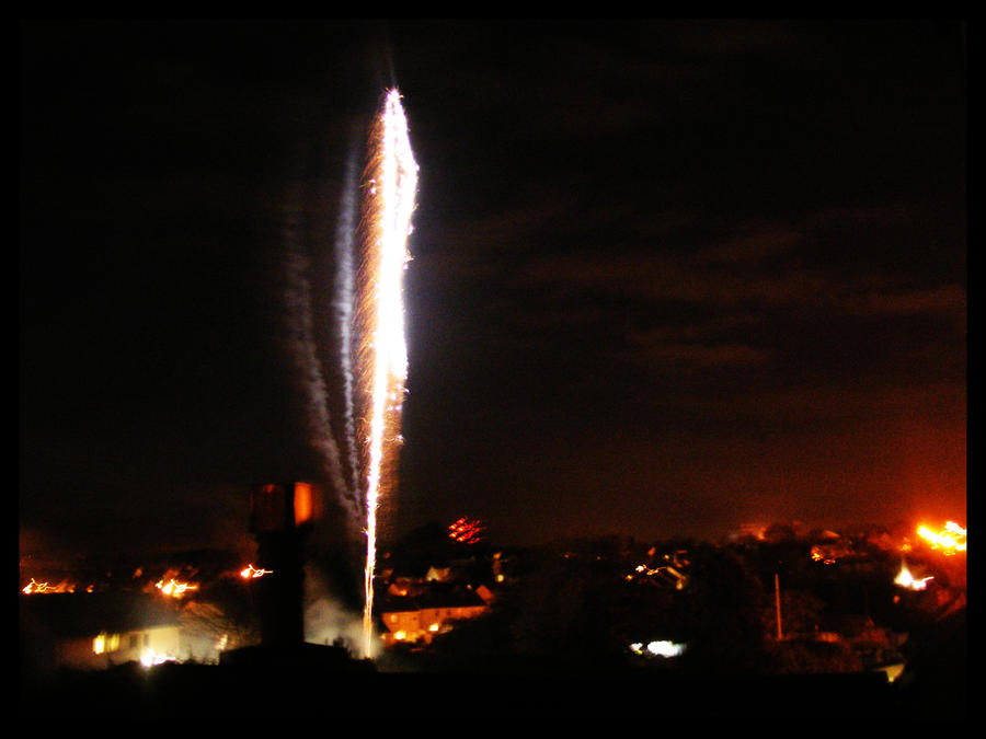 Firework Flight Path Firework In Flight by wiggyster on DeviantArt