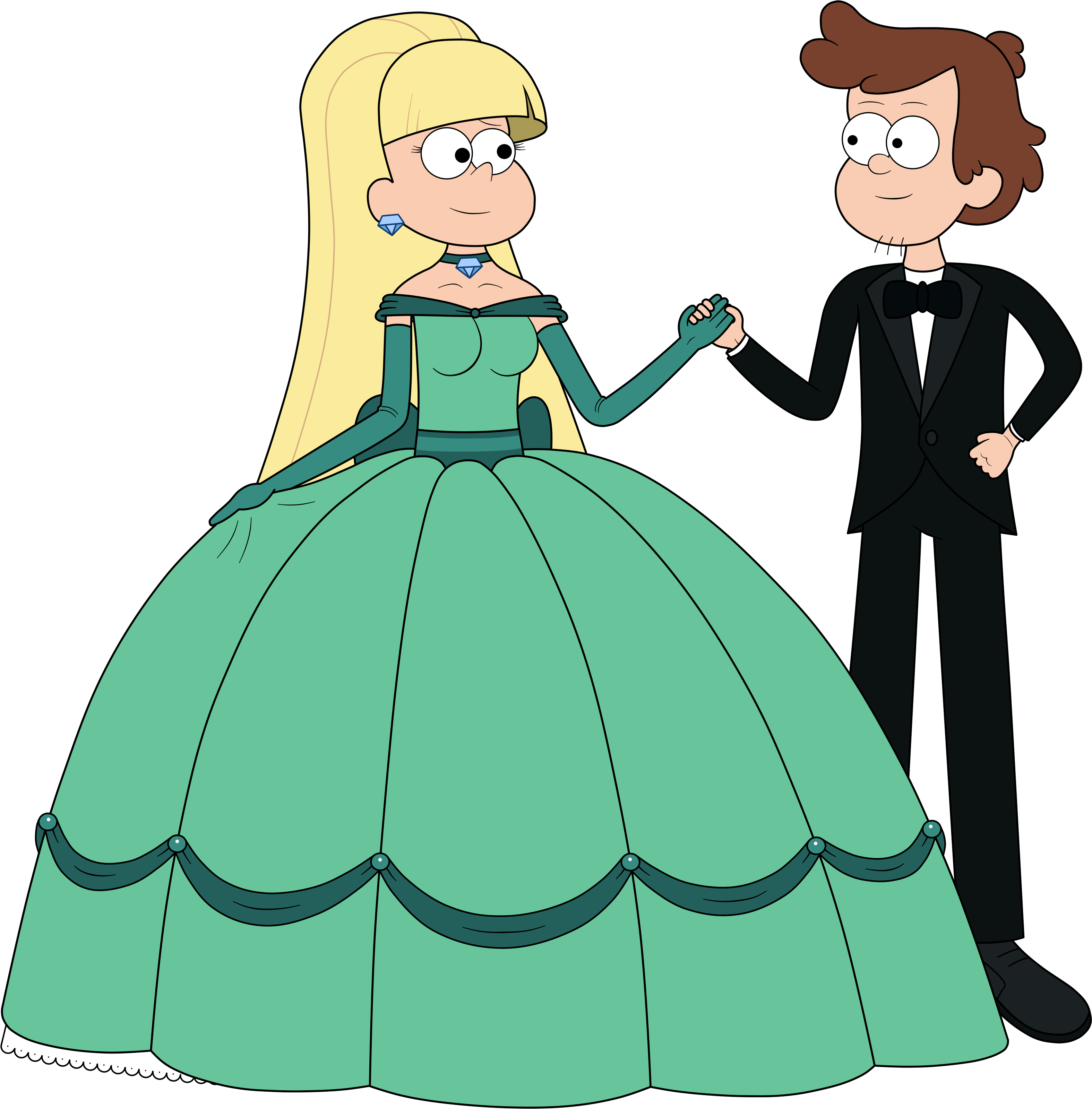 gravity falls pacifica dress Ballgown and Co