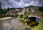 Beddgelert Village by ArwensGrace