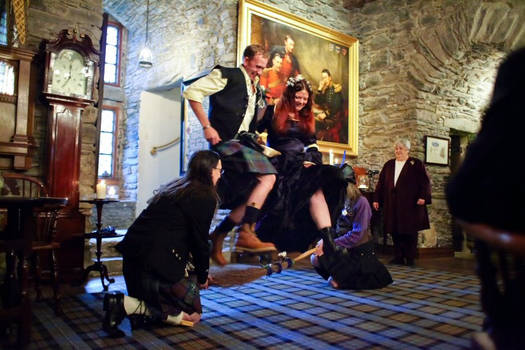 Scottish Wedding  : Jumping the Besom