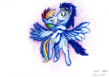 Rainbow Dash and Soarin