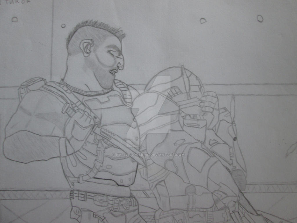 Turok vs MG soldier