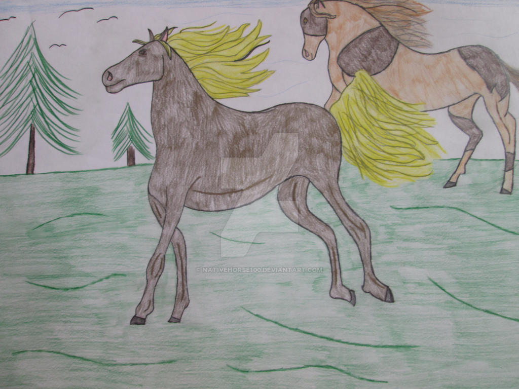 Running Horses