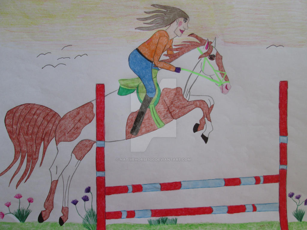 Me and my jumping horse Rose