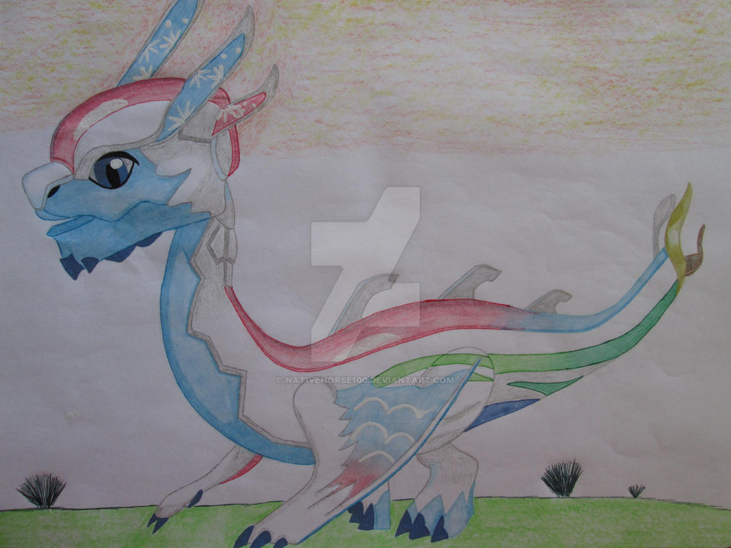 The Transparent snow Dragon