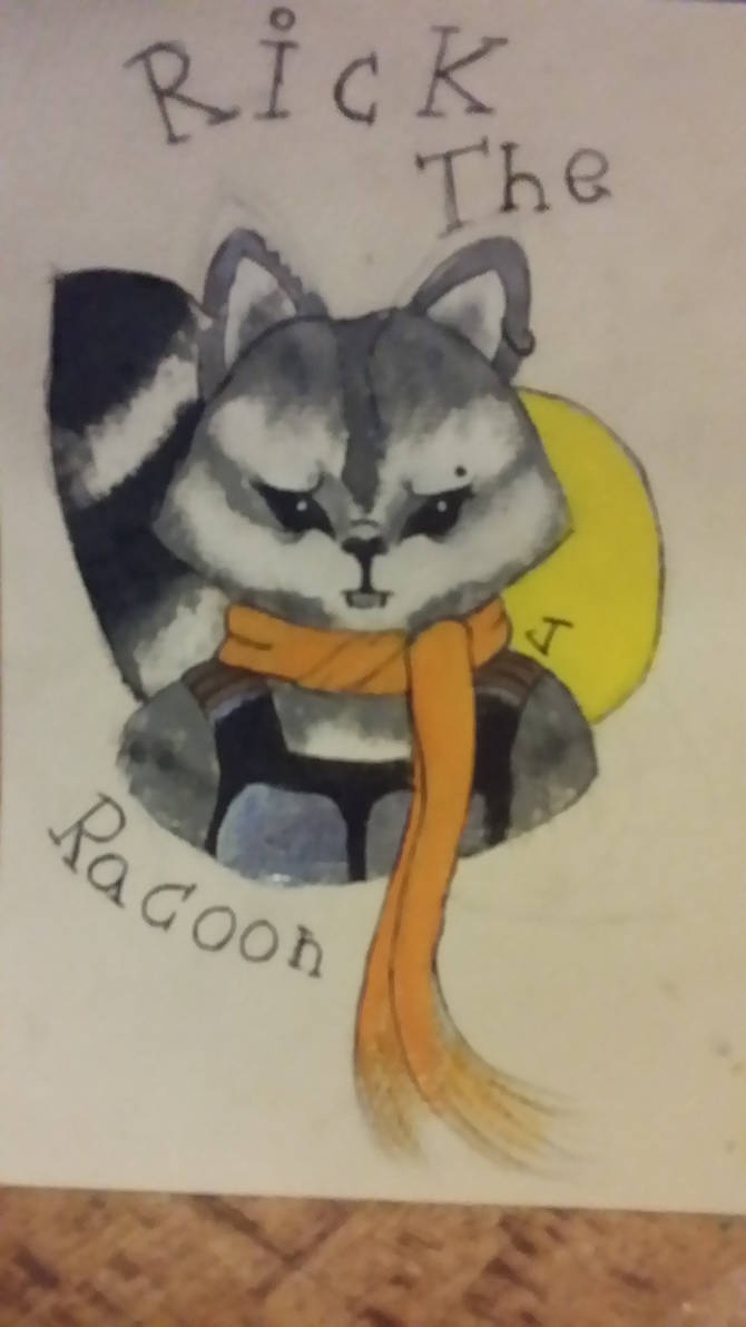 Rick the racoon by isabellsartworks on DeviantArt