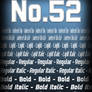 No. 52 - Free Font