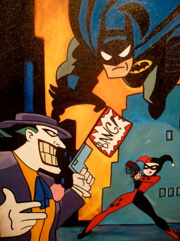 Joker, Batsy, Harley by VintageRobot09 on DeviantArt