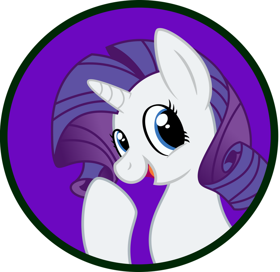 Rarity Button by VintageDoggo on DeviantArt