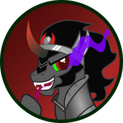 king Sombra Button