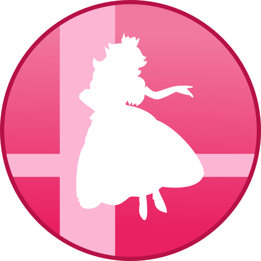 Super Smash Bros Princess Peach Button