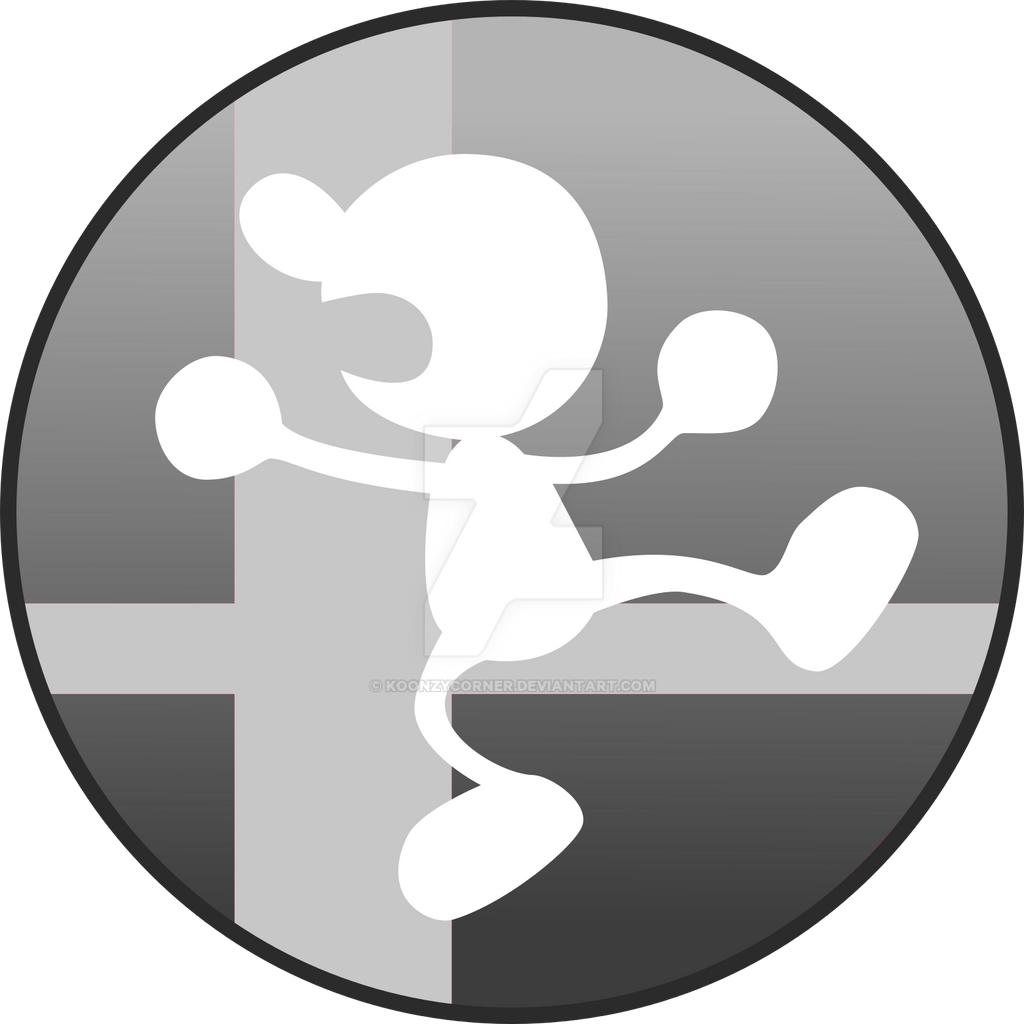 Super Smash Bros Mr Game and Watch Button by KoonzyCorner on DeviantArt