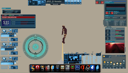 Ironman Rainmeter Screenshot