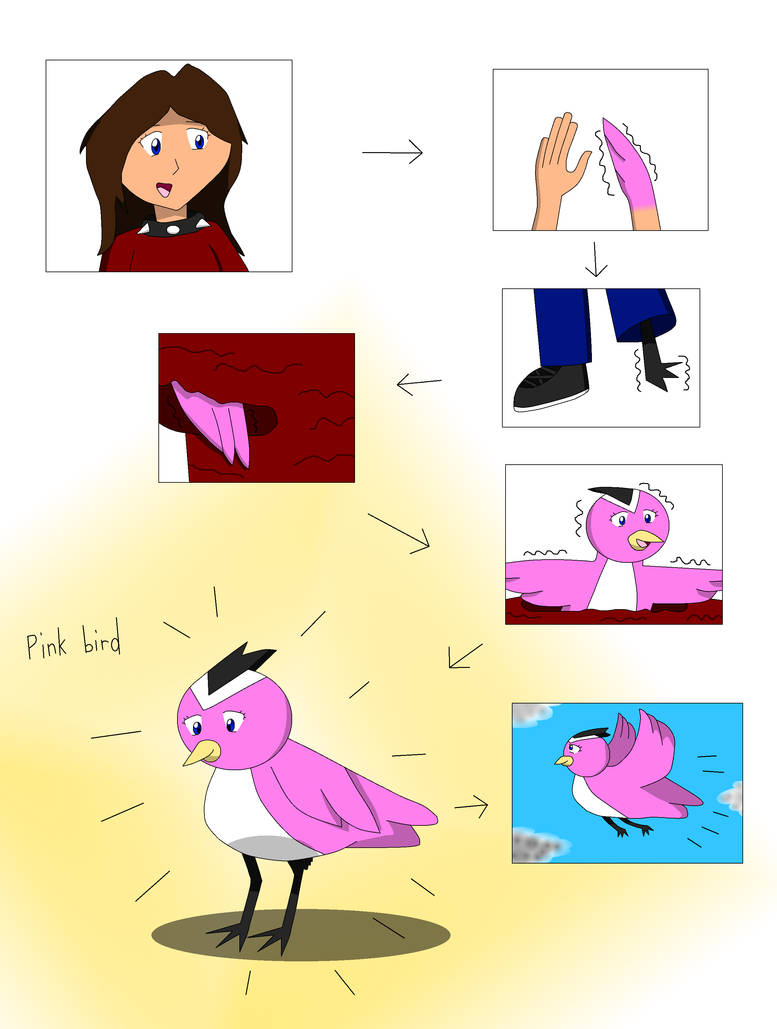 Pink bird TF by HeliopKirbster on DeviantArt