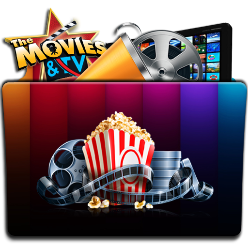 Movie Library Menu Icon Movies and TV Folder Icon by 2707kevin on DeviantArt