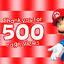 Thank you for 500 Page Views.