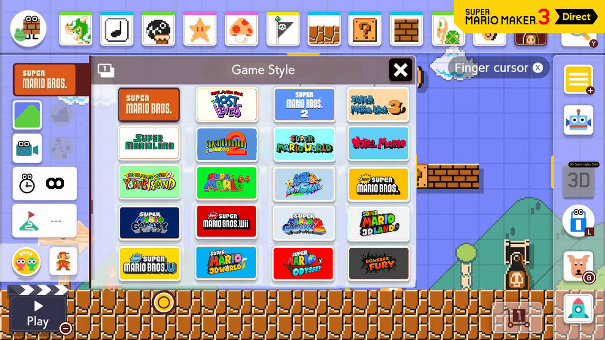 Super Mario Maker 3 Game Styles (V2) by Vissy1 on DeviantArt