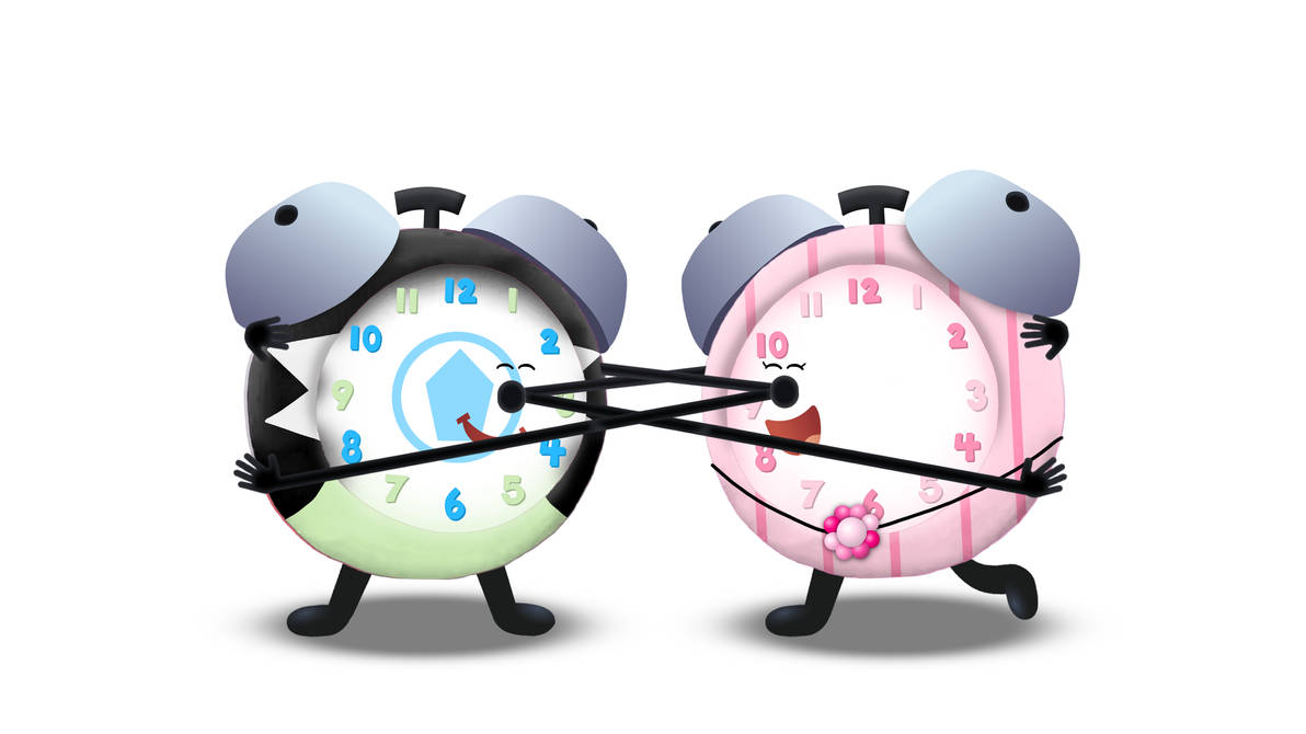 Hug A Clock Anthony and Arwen Clocksona Hugs by Vissy1 on DeviantArt