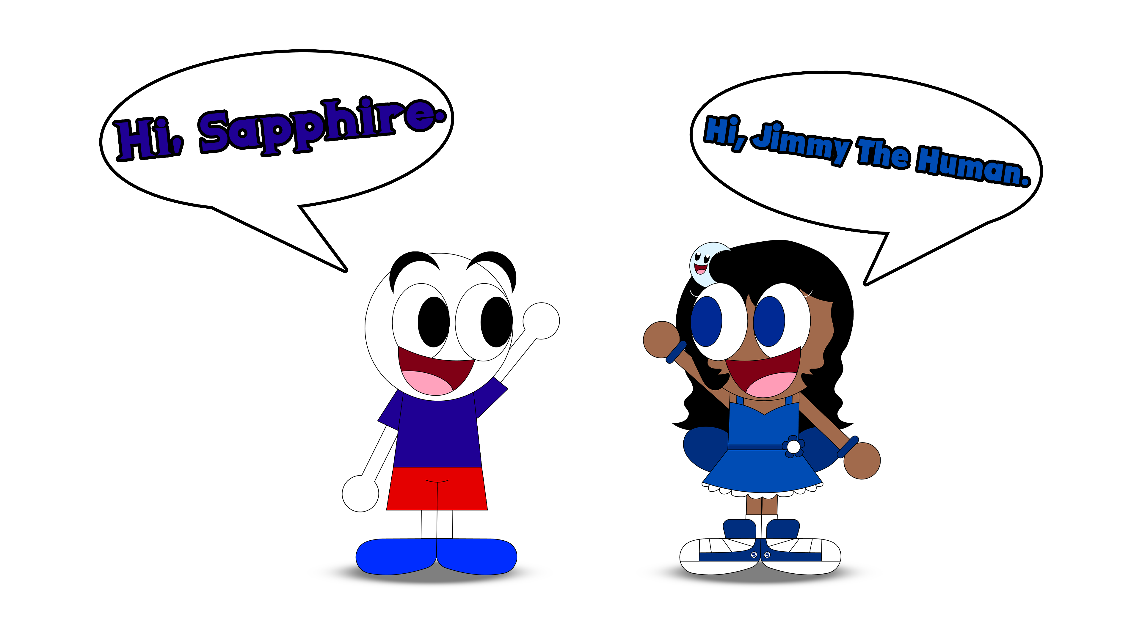 Jimmy Humanized Jimmy The Human Meets Sapphire by Vissy1 on DeviantArt