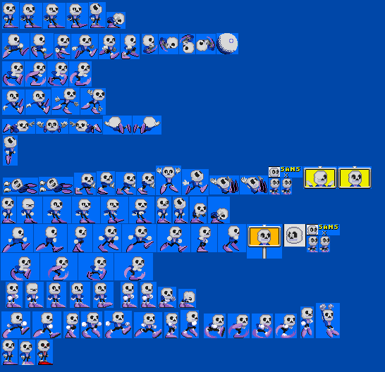 Sonic The Hedgehog Sprite Sheets - Sega Genesis - Sonic Galaxy.net