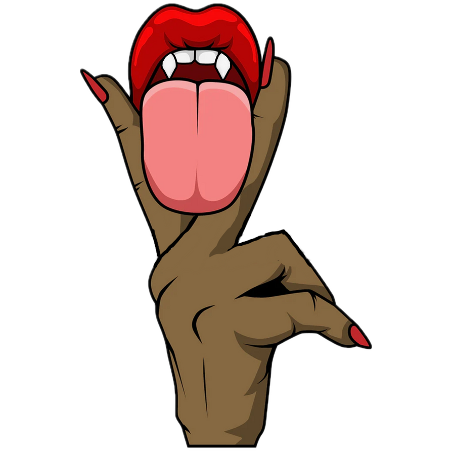 Vampire V Sign - chocolate by sapphy006 on DeviantArt