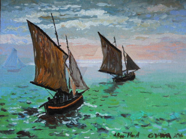 Fishing Boats After Monet