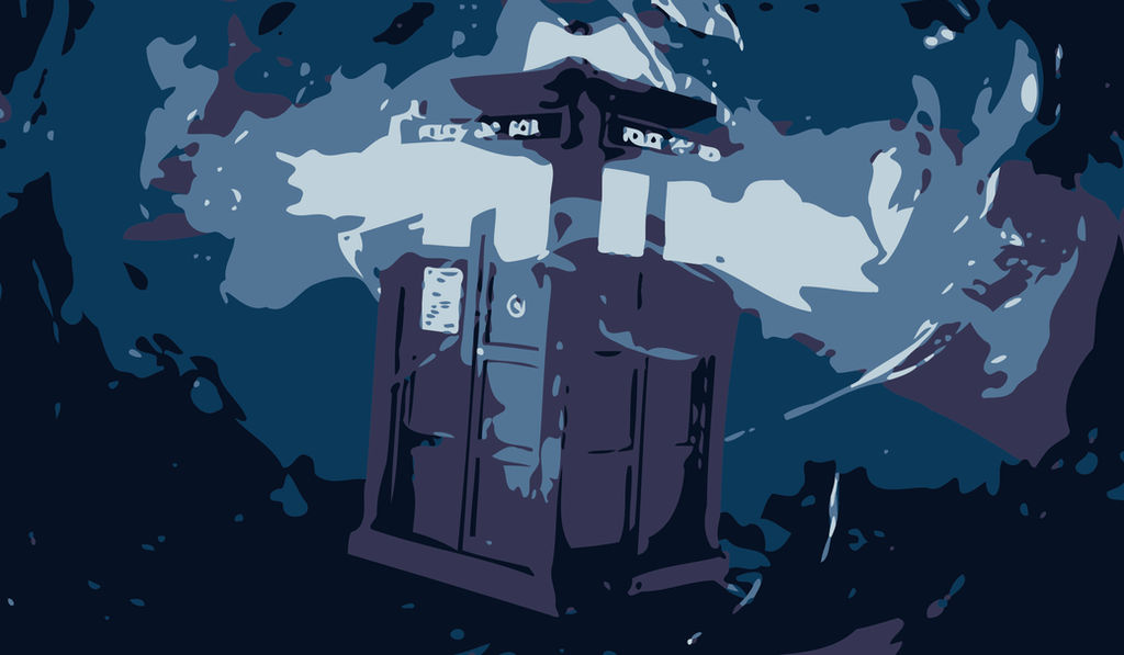 Exploding Tardis by Imaginesium on DeviantArt