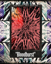 Bloodburst Gallery Label