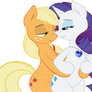 Applejack and Rarity - Love at High Sea