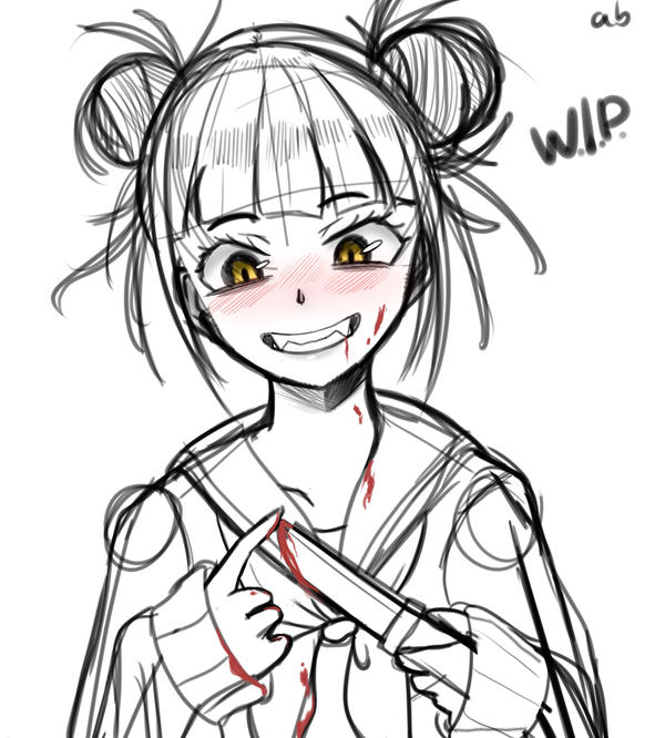 Himiko Toga WIP by AB-Anarchy on DeviantArt